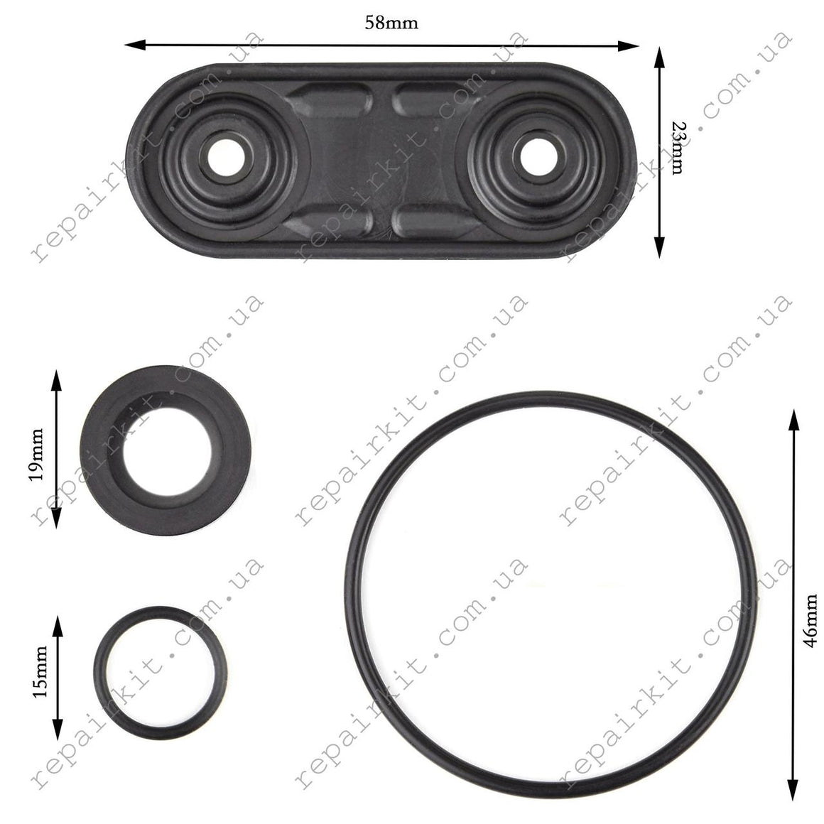 Repair kit for Mercedes-Benz stove valves 124, 220, 221, 215, 202, 208, 210, 170, 171, 140 3