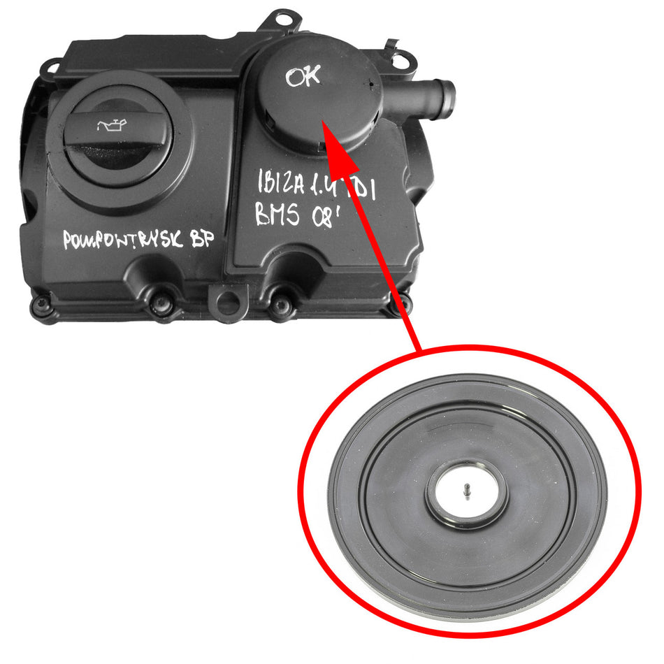 Valve cover diaphragm VAG 1.4 TDI 045103469H, 045103475E