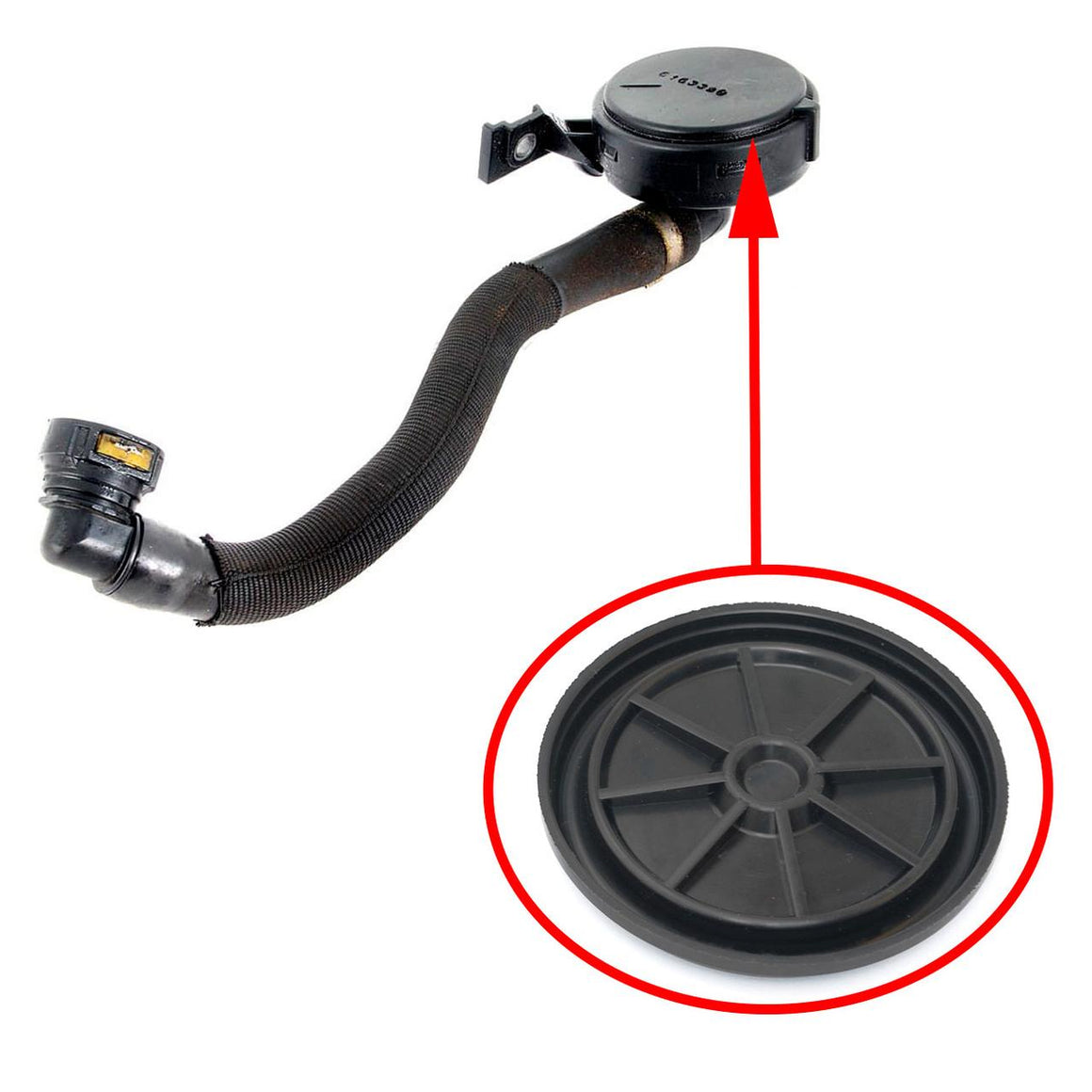 Membrane PCV INFINITI, RENAULT, NISSAN, Ssang Yong 3.0 DCI V9X 1