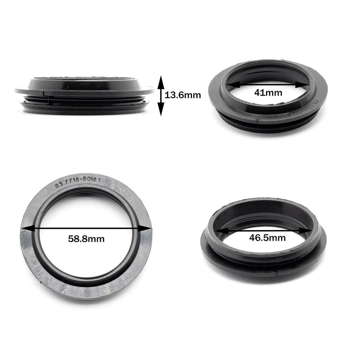 Oil seal 03.7718-5016.1 of the vacuum brake booster 2