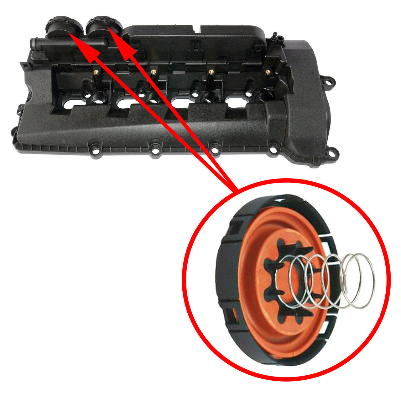 Land Rover Valve Cover Diaphragm & Jaguar 5.0L 3.0L LR010780 1