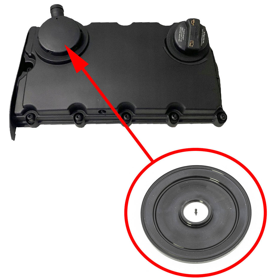 Valve cover diaphragm AUDI A6, A4 2.0 TDI 03G103469K, 03G103475B