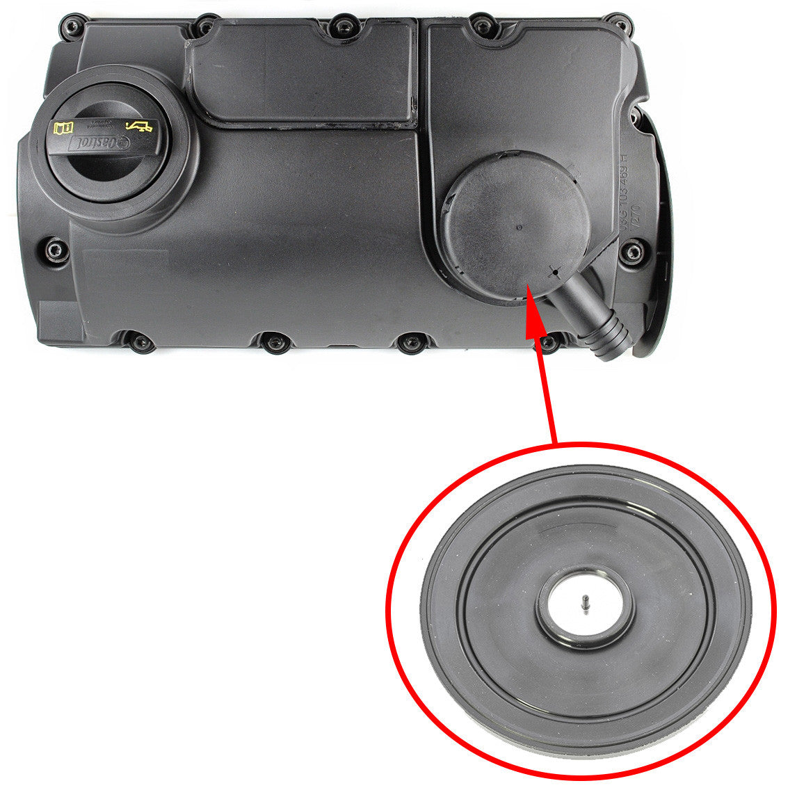 Valve cover membrane VAG 1.9 TDI 03G103469H, 03G103475F 1