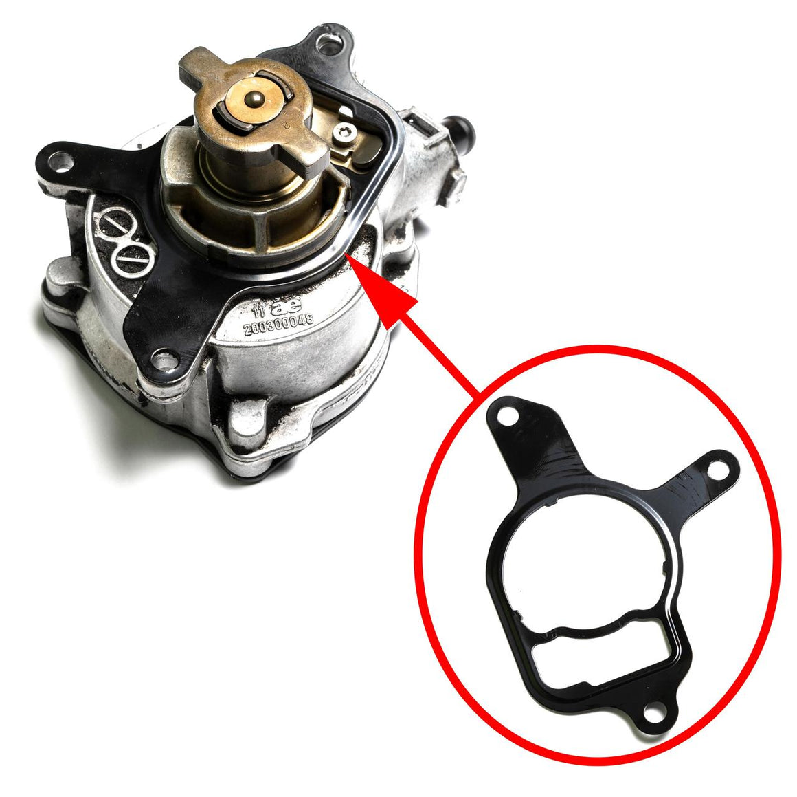 VW & Audi 2.5L 07K145100C Vacuum Pump Repair Kit 3