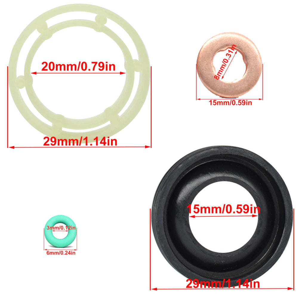 Repair kit for Citroen, Peugeot, Ford, Volvo 1.6HDI / 1.6D / 1.6TDCI injectors 5