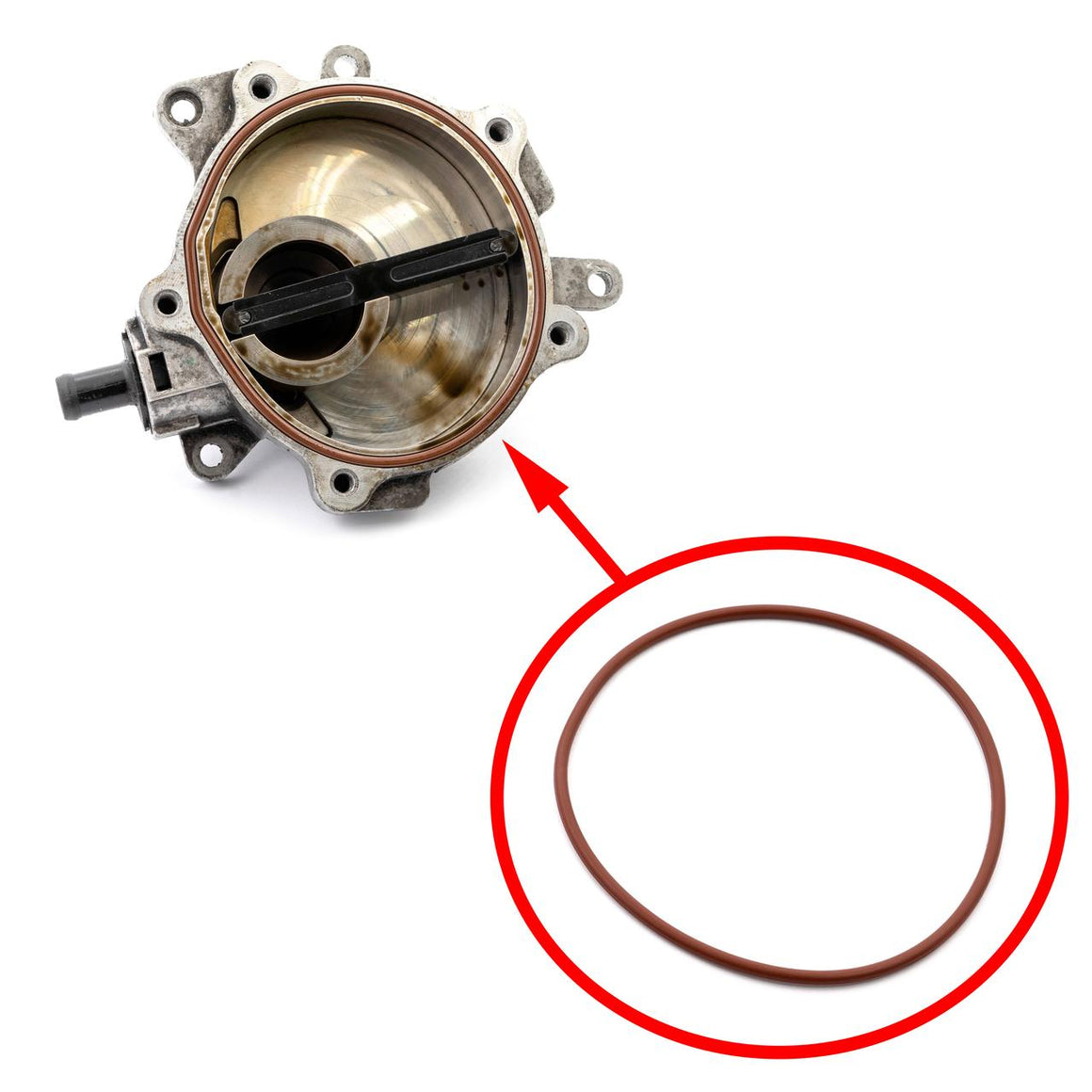 VW & AUDI 2.0T FSI Vacuum Pump Repair Kit 06D145100H and 06D145100E 5
