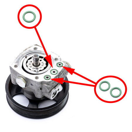 Power Steering Pump Repair Kit For Volvo 4.4L V8 XC90 S80 2005-2011 P30741375 3