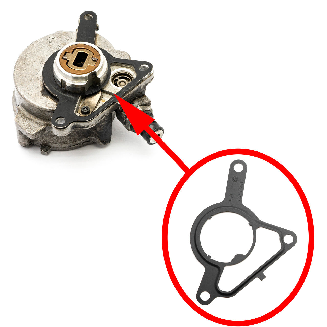 VAG 3.6L VR6 03H145100C Vacuum Pump Repair Kit 4