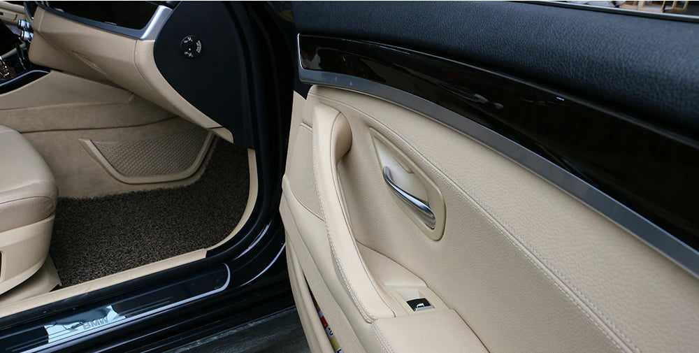 A set of interior trim handles BMW 5 F10 F11 Black 4