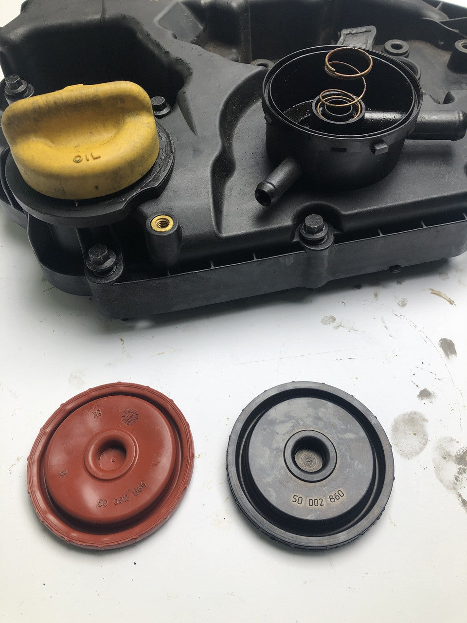 Alfa Romeo 1.75 TBI & 1.8 TBI Oil Separator Membrane 50002860 55215132 68242274AA 7