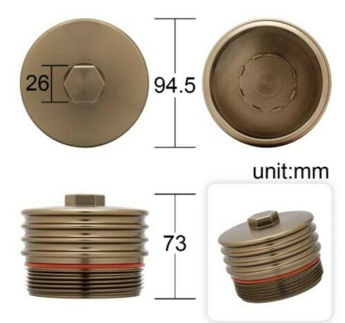 Aluminum Oil Filter cover BMW N20, N52, N53, N54, N55, S55 11427525334 3