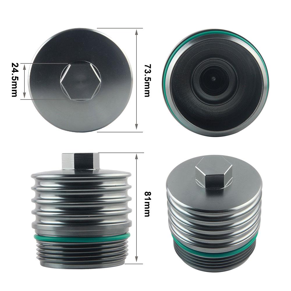 Aluminum BMW B48 Oil Filter Cover 4