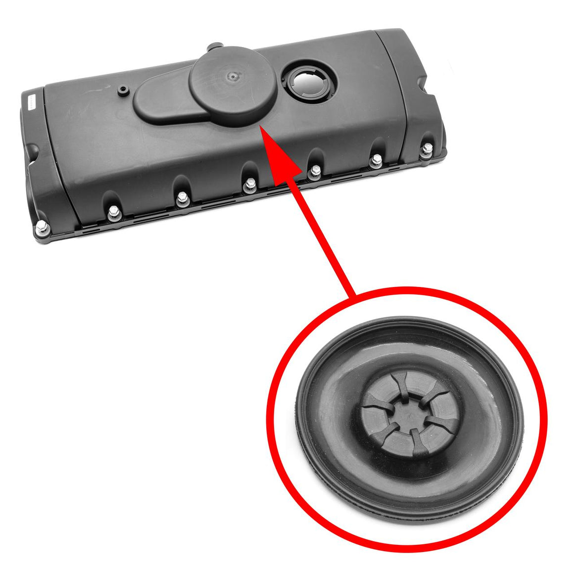 Small valve Cover diaphragm VAG 2.5 TDI 070103469B (070103503E, 07Z103503H) 1