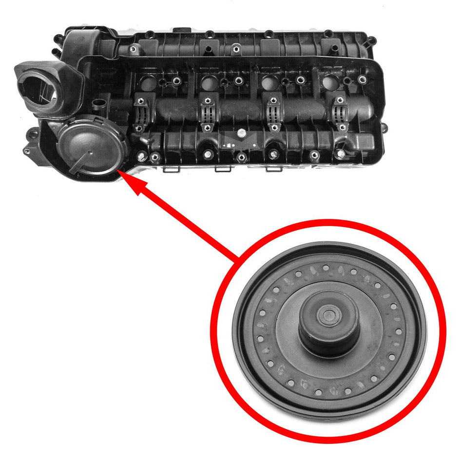 Valve Cover Diaphragm BMW E65 745d M67N 11127792420, 11127792426