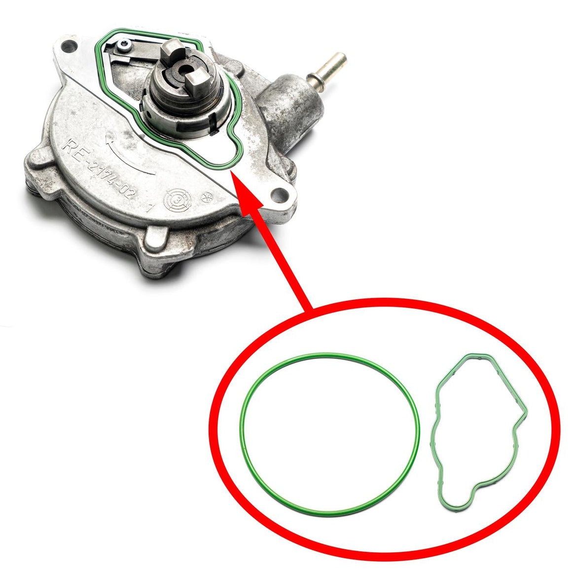 Mercedes W245 W169 Vacuum Pump Repair Kit 6402300265, 6402300365, 6402300465 1