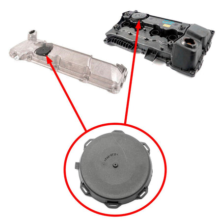 Valve Cover Breather Cover BMW N45, N45N, N45T 11127568579 and M56 11127521086 1
