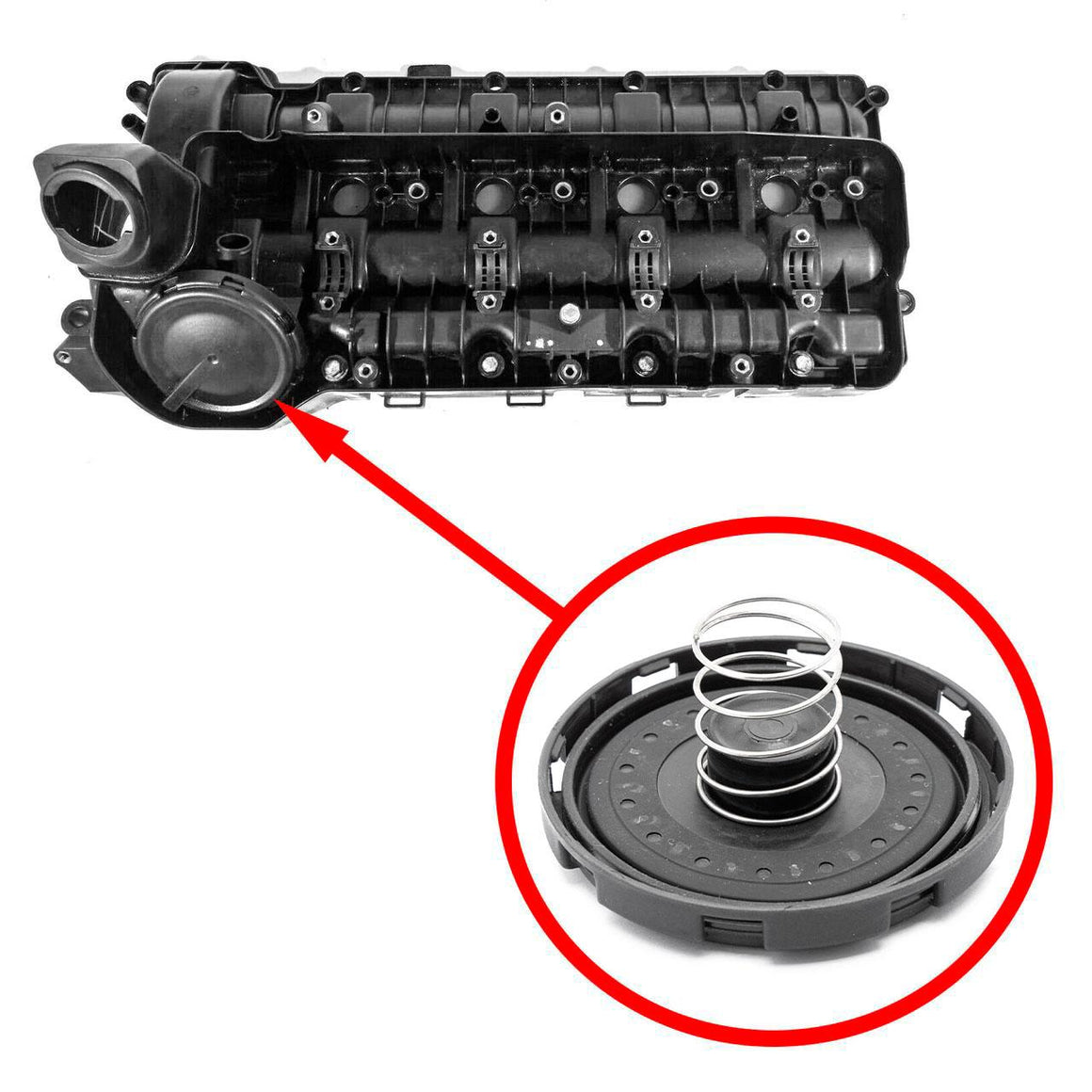Valve Cover Repair Kit BMW E65 745d M67N 11127792420, 11127792426 1