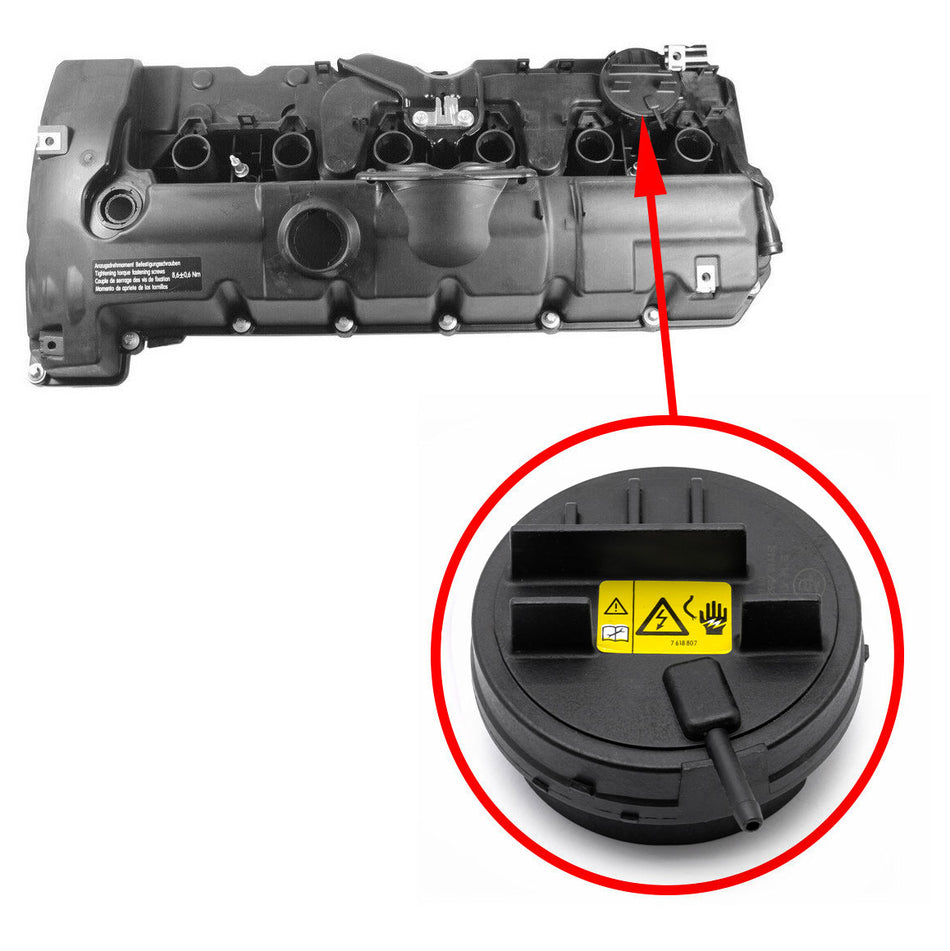 Crankcase Ventilation Valve for BMW N52, N52N, N52K, N51 11127552281