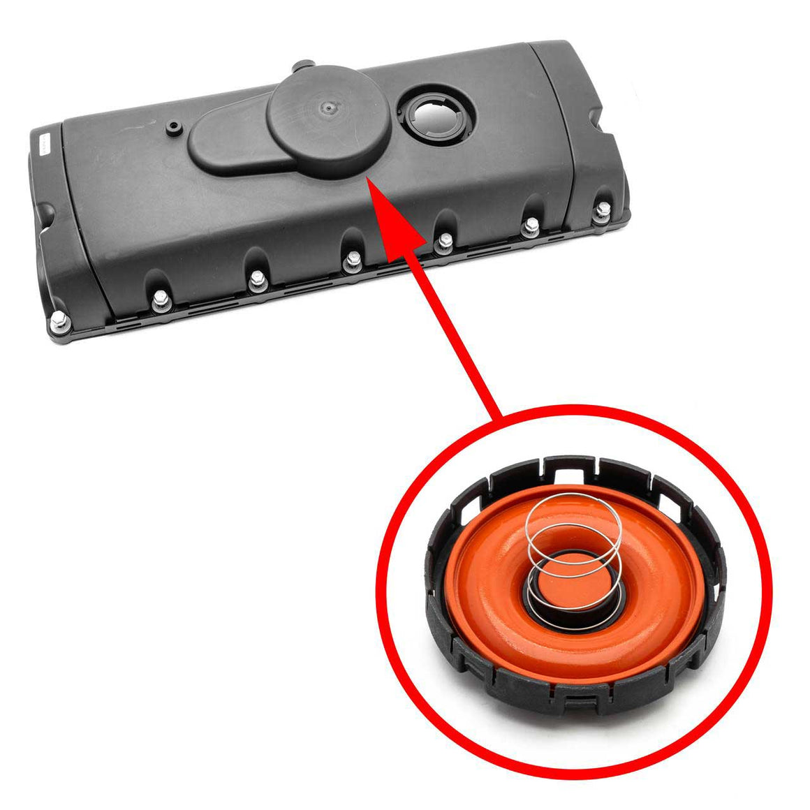 Repair kit for small valve cover diaphragm VAG 2.5 TDI 070103469B (070103503E, 07Z103503H) 1