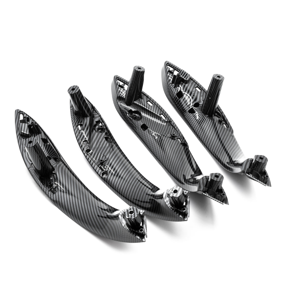Set of interior handle trims for BMW F30, F31, M3 F80 Carbon 1