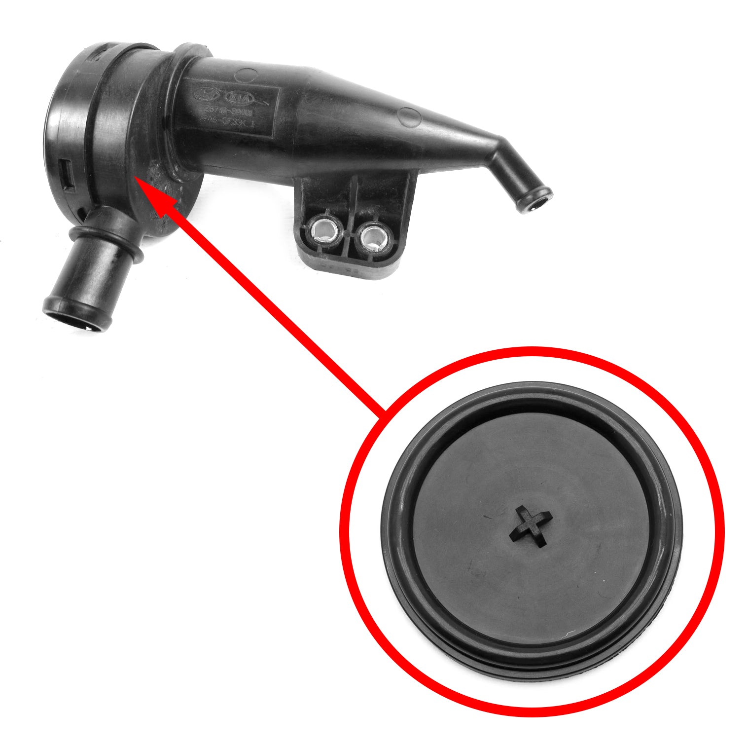 Hyundai/Kia oil separator membrane 267103A001 and 267103A100 1