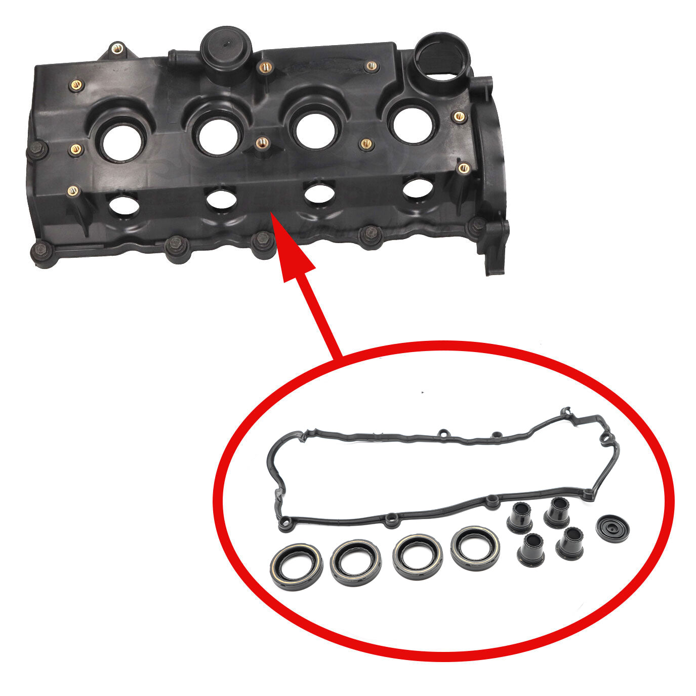 Full valve cover repair kit Opel 1.7D 5607251, 98001142, 55573764, 98014752 1