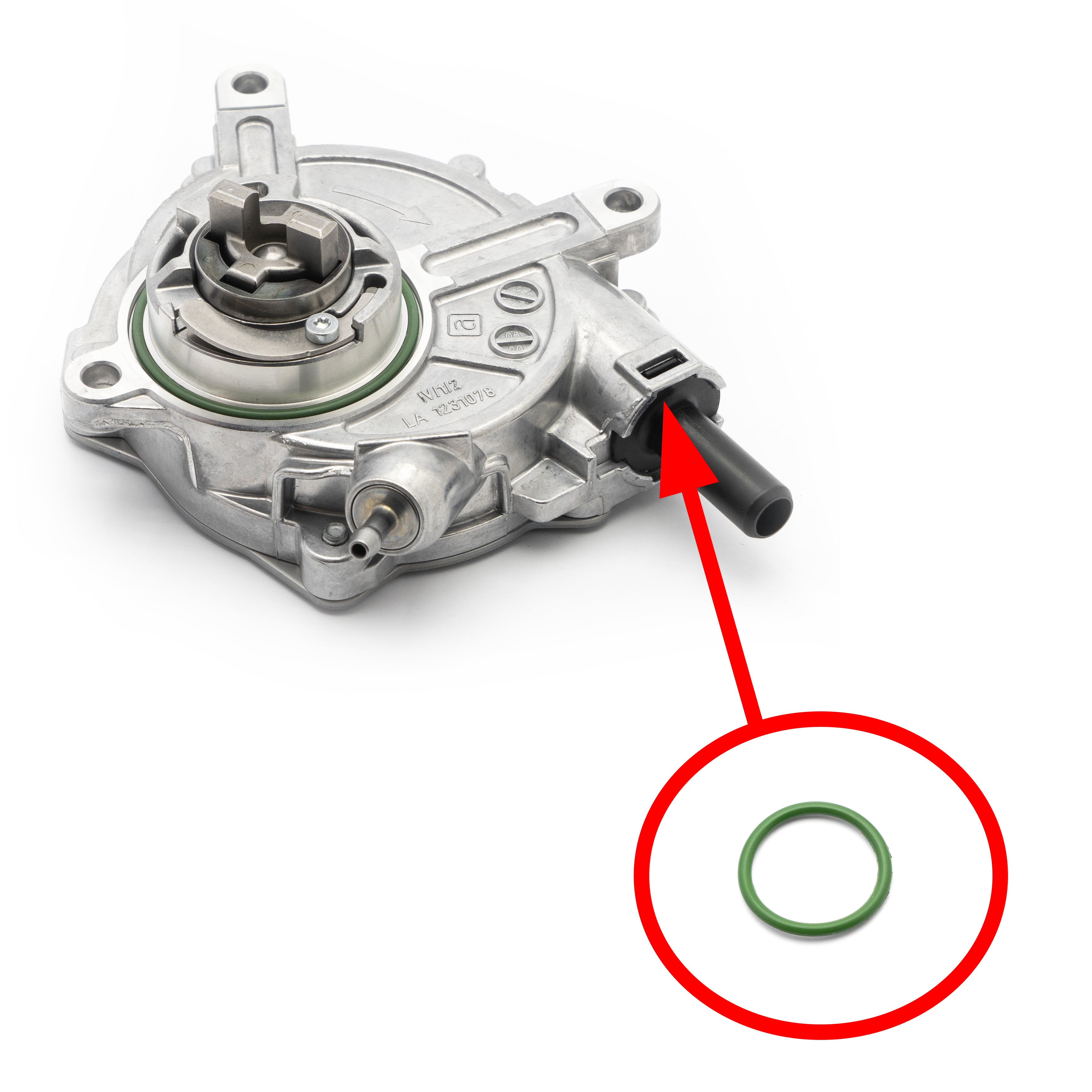 Mercedes Benz 2.5L, 3.0L, 3.5L Vacuum Pump Repair Kit 2722300565 4
