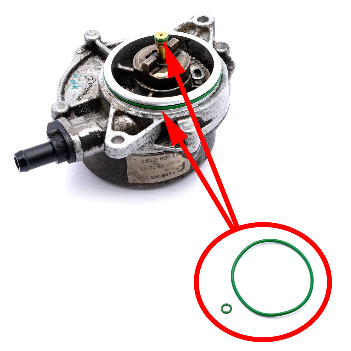 VW Audi 2.7, 3.0, 4.0, 4.2 TDI 057145100AE 057145100L Vacuum Pump Repair Kit 4