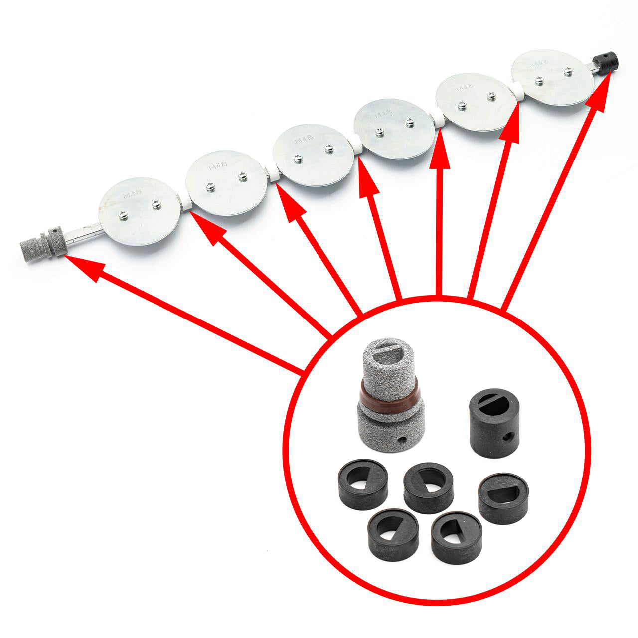 Mitsubishi 3.8L 6G75 MN135871 Intake Manifold Repair Kit 1