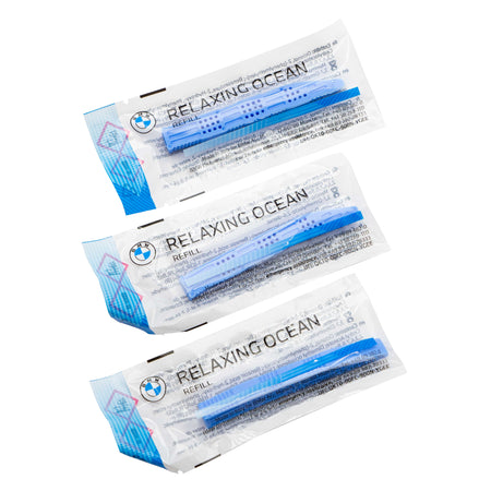 Set of replacement cartridges for air freshener BMW Natural Air Relaxing Ocean 83125A7DC98 blue 3
