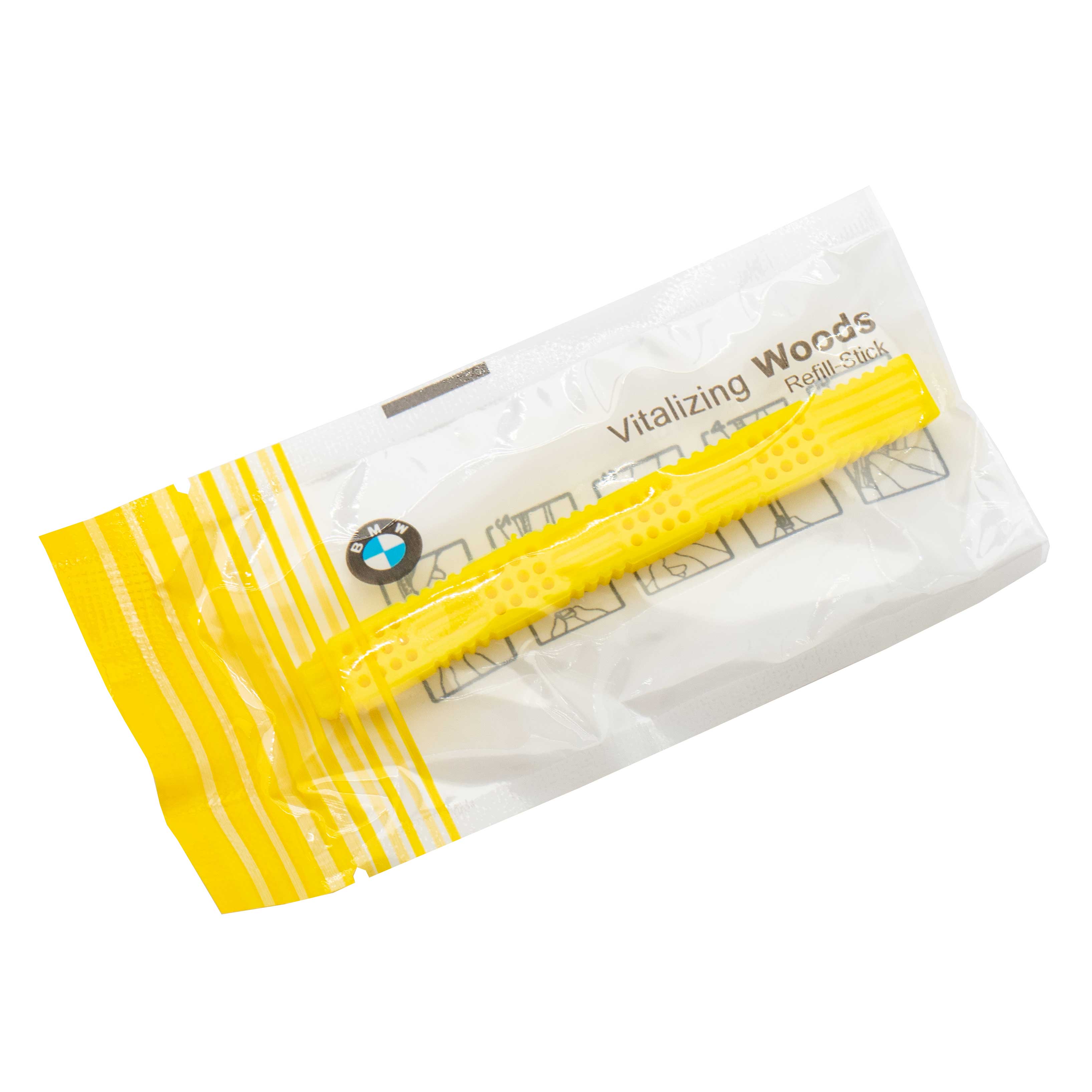Replacement cartridge for air freshener BMW Vitalizing Woods 83122285677 yellow 1