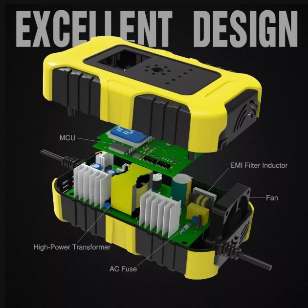 Foxsur car battery charger 12V 10A / 24V 5A 6