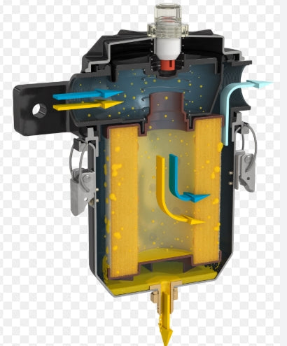 Repairing the crankcase ventilation system using repair kits