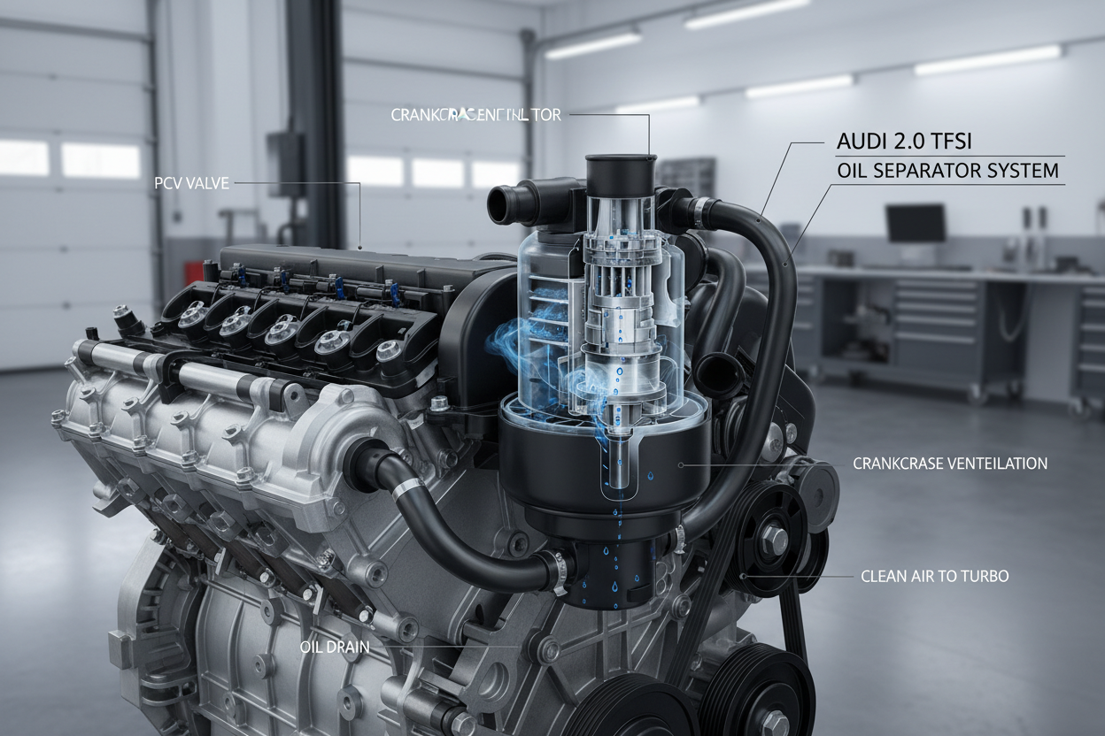 Audi 2.0 TFSI Burning Oil: When the Oil Separator Is the Problem, Not the Turbo