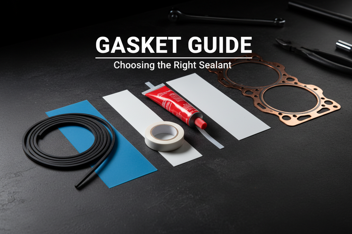 Automotive Gasket Materials Explained: Rubber, Silicone, PTFE, and Metal