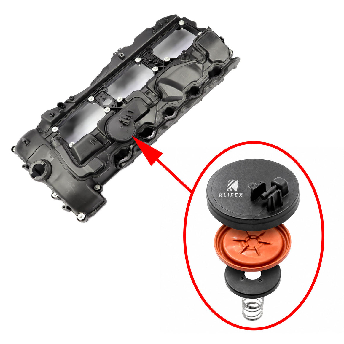Kit de reparación de tapa de válvulas BMW N55 11127570292 1
