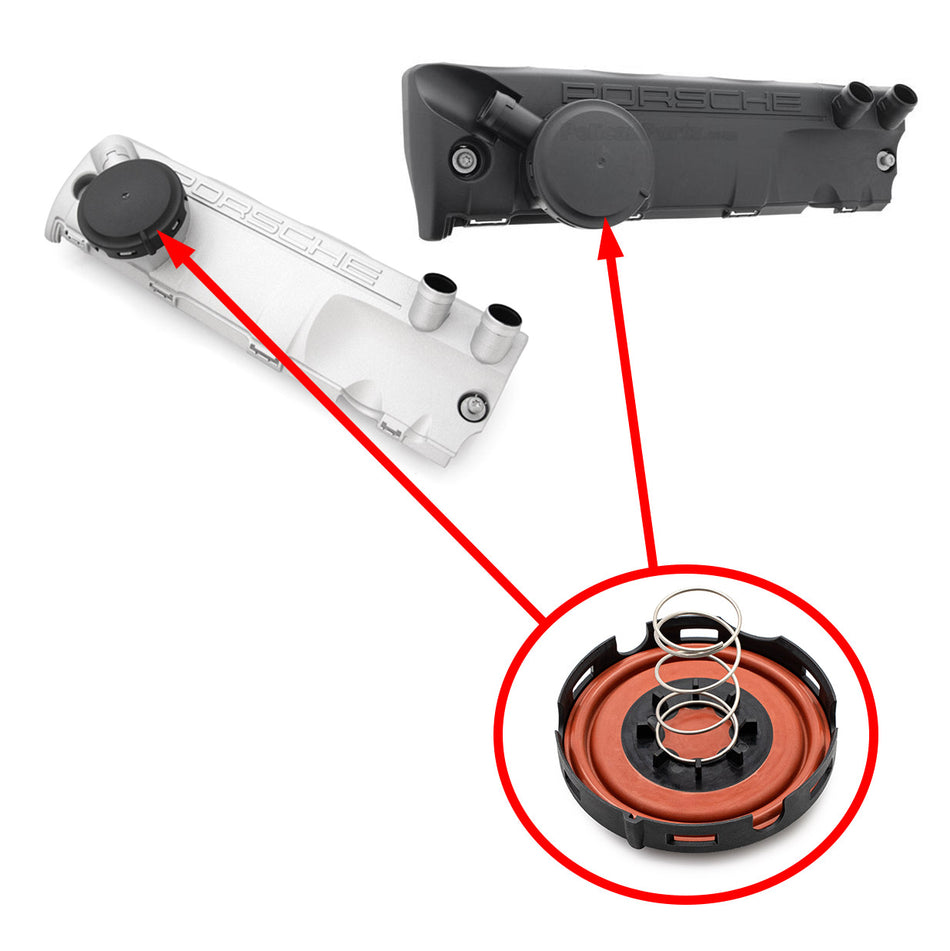 PCV Repair Kit for Porsche Cayenne 4.8L (M48.51) 94810723653, 94810723652