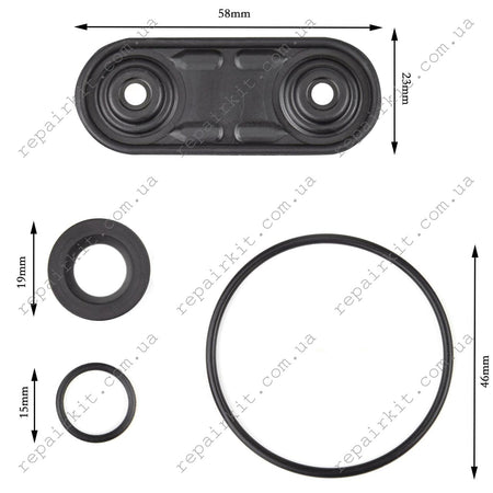 Repair kit for Mercedes-Benz stove valves 124, 220, 221, 215, 202, 208, 210, 170, 171, 140 3