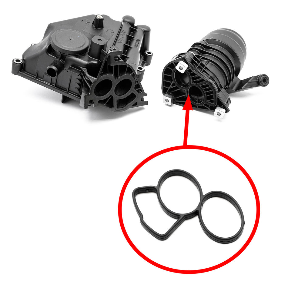 Junta de la carcasa del filtro de aceite Volvo 2.0D, 2.4D, 2.5D 30757730