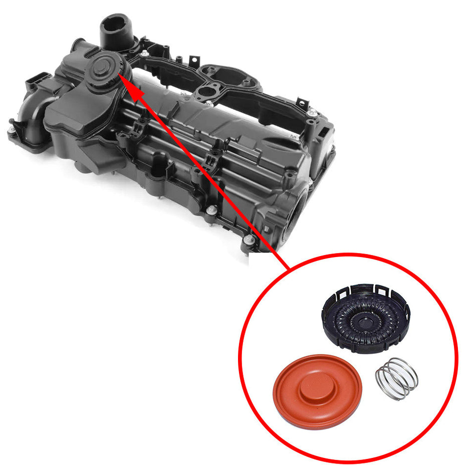 Crankcase ventilation valve for BMW N20 11127588412