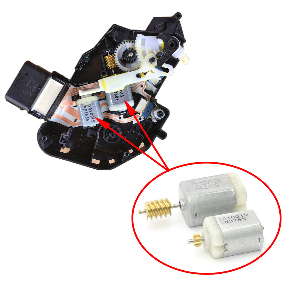 Set of central locking motors for Land Rover, Volvo, Mazda, Ford, Jaguar