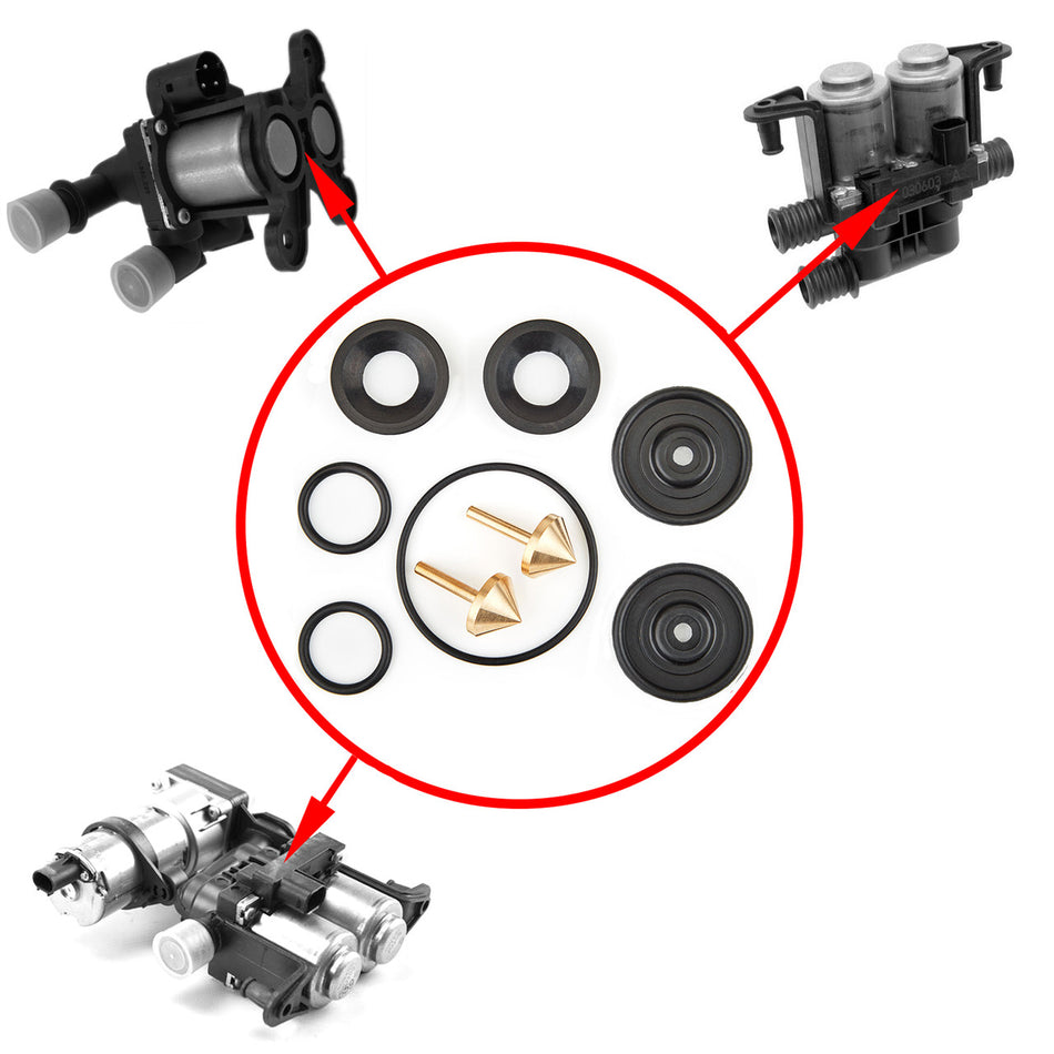 Repair kit for BMW E39, E38, E53, E34, E32, E31, E65, E66, E60, E61, E63, E64 stove valves
