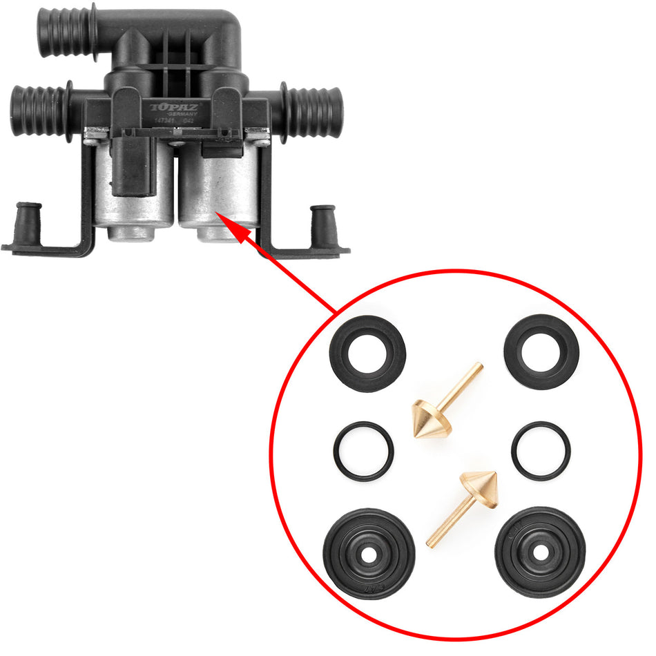 Repair kit for BMW E53, E70, E71, E72, F15, F16, F85, F86 stove valves