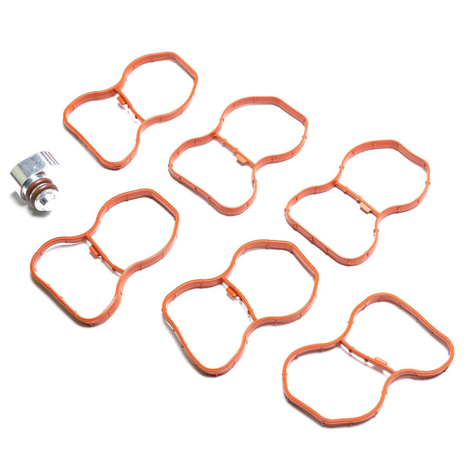 The plugs of the vortex dampers of the collector BMW N57, N57S, E90, E91, E92, E93, F07, F10, F11