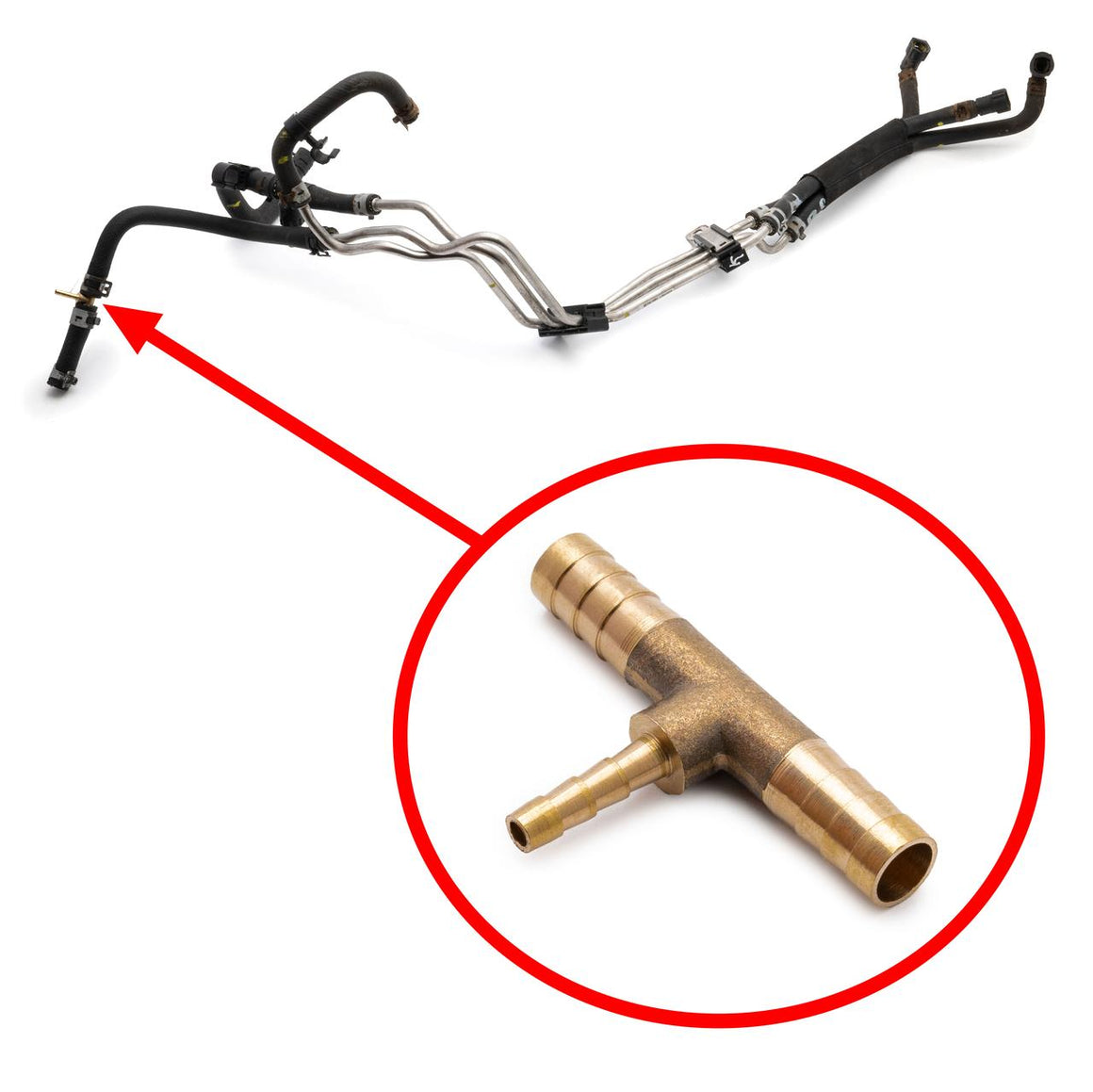 Fuel line repair kit VW Crafter 2.0 TDI 16V 2E0130308K 1