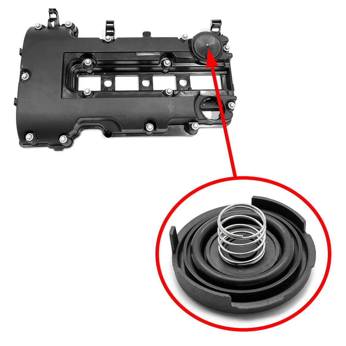 Kit de reparación de tapa de válvulas para Chevrolet y Opel 1.4L 55573746, 55573746 1
