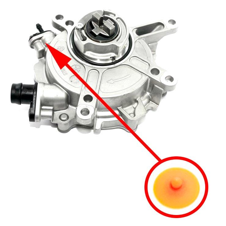 Diafragma de bomba de vacío Mercedes M276 W212 W205 W166 2762300365 2762300265