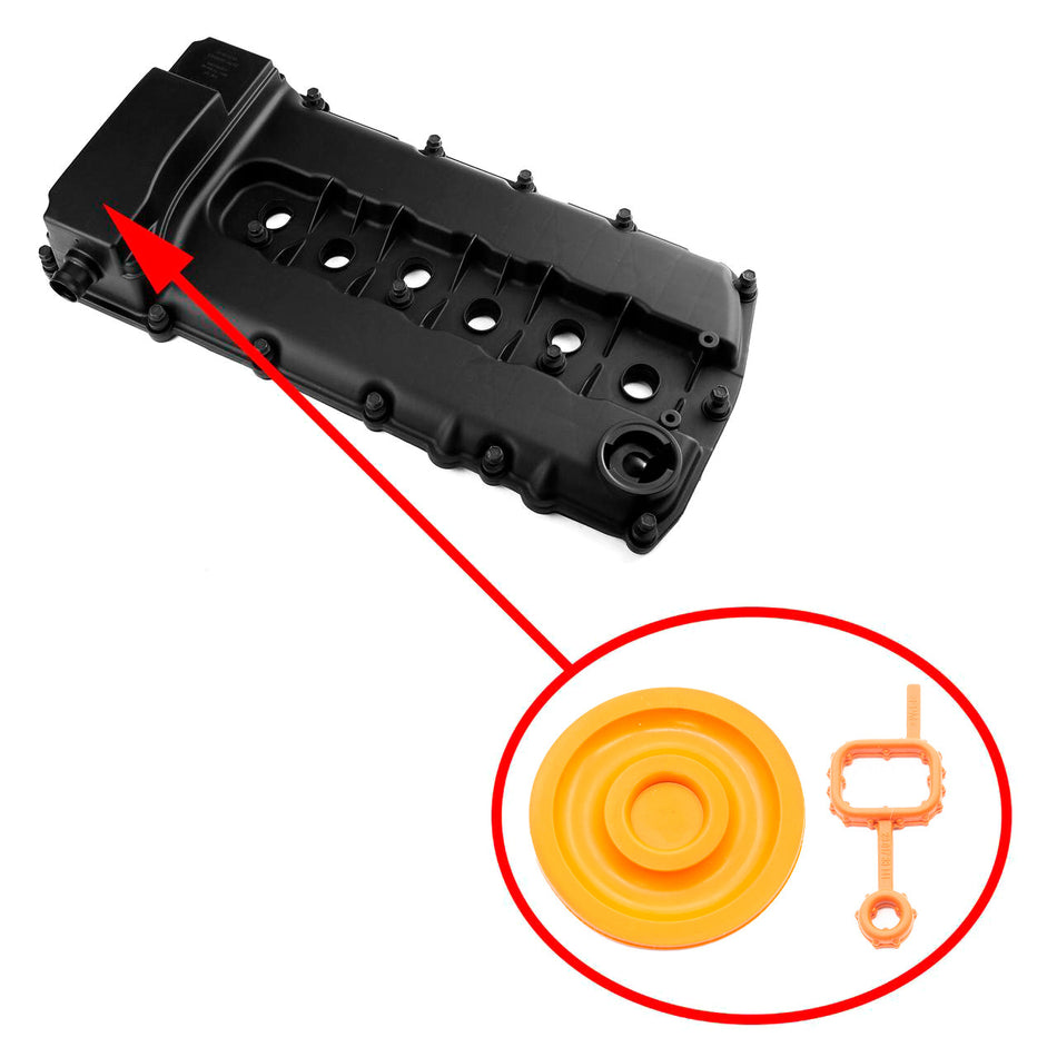 Diaphragm PCV valve cover VAG 3.6 FSI 03H103429H