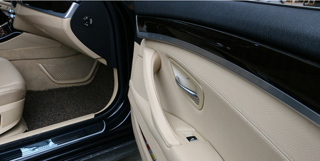 Interior Door Handle Trim Cover Set – BMW 5 Series F10 / F11 | Brown Zimtbraun | OEM 51417261929 4