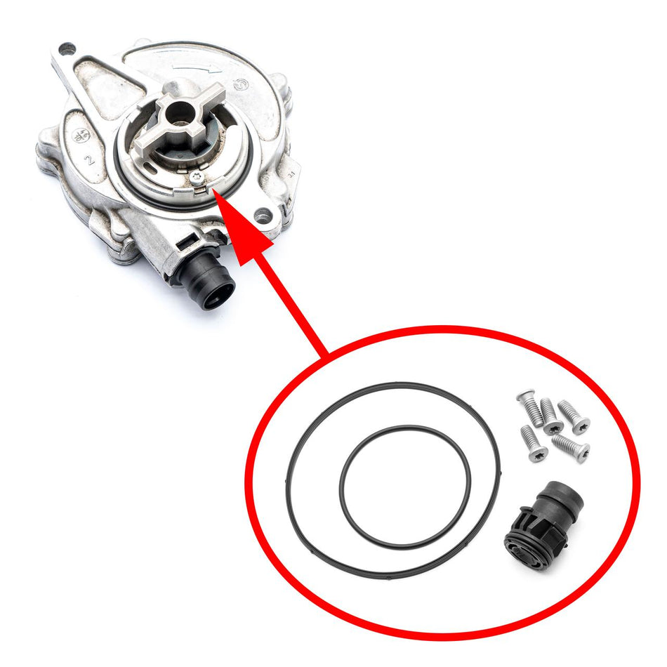Complete repair kit for Volvo 31401556 and Land Rover LR009388 vacuum Pump